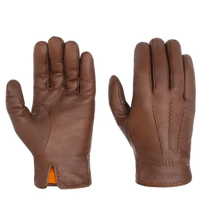 National Apparels Custom Winter Men Classic Touch Screen Sheepskin Leather Gloves